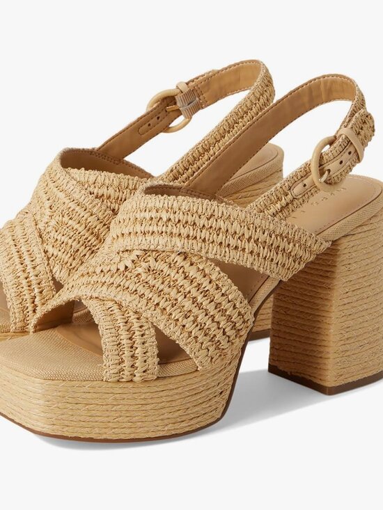 NWT Marc Fisher Caddy Platform Sandal - Picture 3 of 7